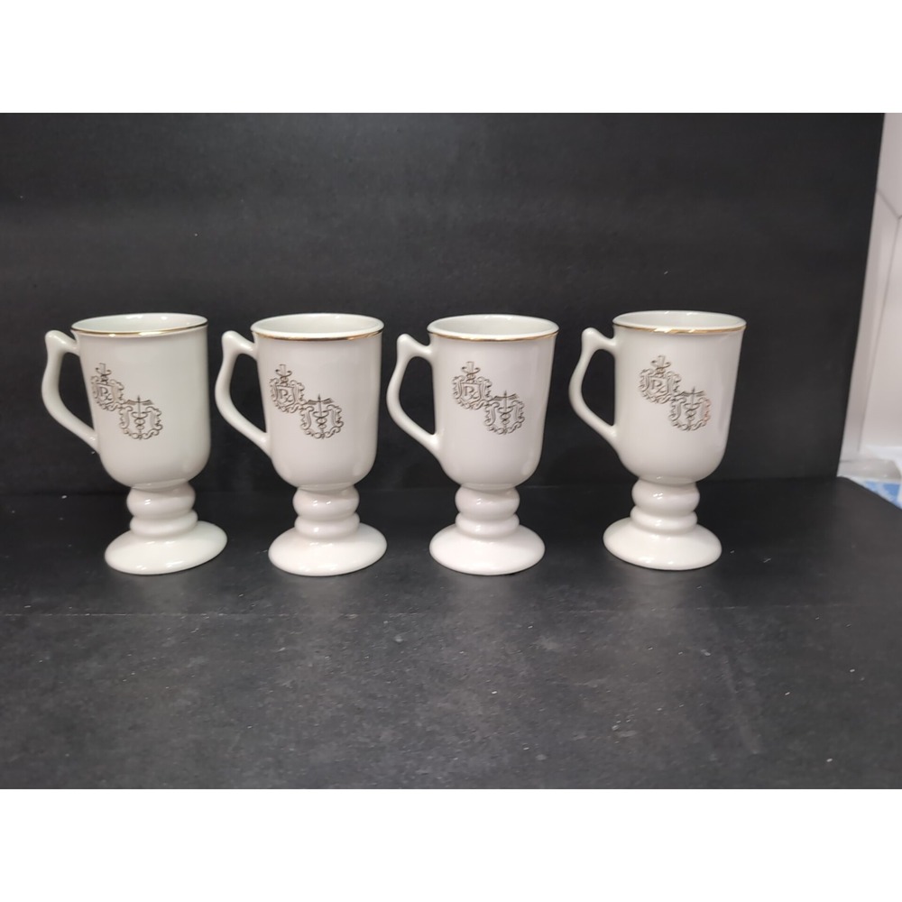 Caduceus Irish Coffee Mug Set, RX Medical Mugs, Doctor‎ Nurse Gift, Vintage Hall